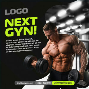 Gym Social Media Flyer