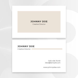 Business Card Minimalist 002