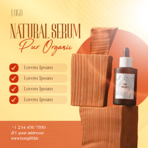 Natural Serum Flyer