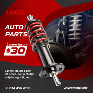 Auto Parts Social Media Ad