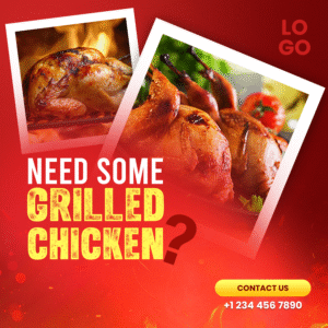 Grilled Chicken Flyer Ad