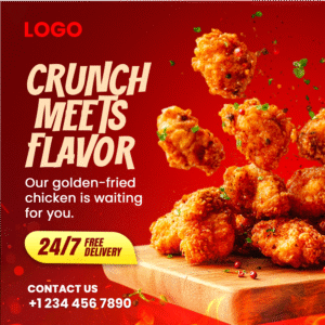Fried Chicken Flyer Ad 002