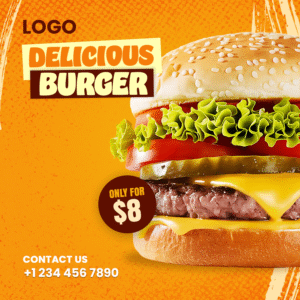 Burger Flyer Ad 001
