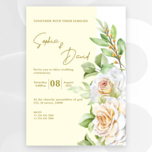 Wedding Invitation Card 004