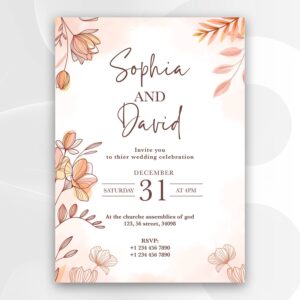 Wedding Invitation Card 005