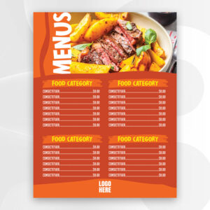 Restaurant Menu 008