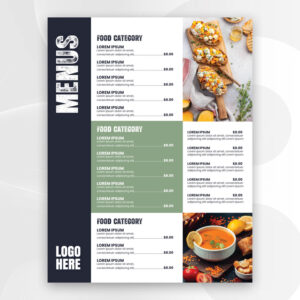 Restaurant Menu 009